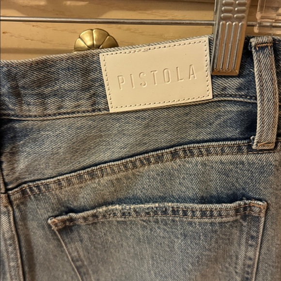 Pistola Cassie Super High Rise Straight Leg Jean - Picture 12 of 15